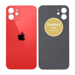 Apple iPhone 12 - Verre du boîtier arrière (Rouge)