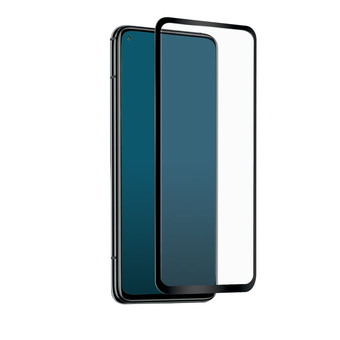 SBS - Couverture complète en verre trempé pour Xiaomi Mi 10T Lite 5G, noir