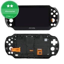 Sony Playstation Vita 2000 - Écran LCD + Écran tactile + Cadre (Noir)