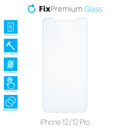 FixPremium Glass - Verre Trempé pour iPhone 12 & 12 Pro