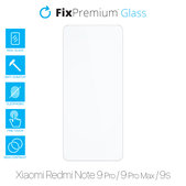 FixPremium Glass - Verre trempé pour Xiaomi Redmi Note 9 Pro, 9 Pro Max & 9S