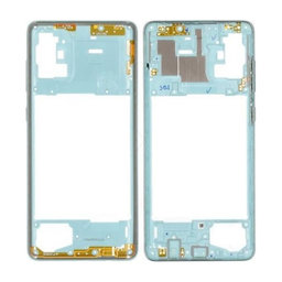 Samsung Galaxy A71 A715F - Cadre central (Prism Crush Blue) - GH98-44756C Genuine Service Pack