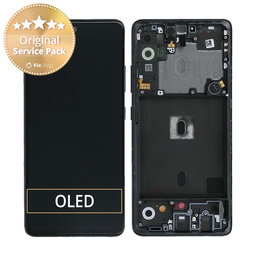 Samsung Galaxy A51 5G A516B - Écran LCD + Écran Tactile + Cadre (Prism Cube Black) - GH82-23100A, GH82-23124A Genuine Service Pack