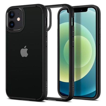 Spigen - Coque Ultra Hybride pour iPhone 12 mini, noir