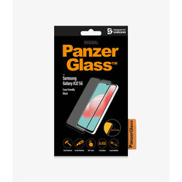 PanzerGlass - Compatible avec les coques en verre trempé pour Samsung Galaxy A32 5G, noir