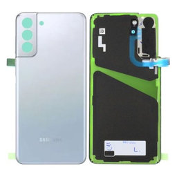 Samsung Galaxy S21 Plus G996B - Cache batterie (argent fantôme) - GH82-24505C Genuine Service Pack