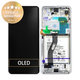 Samsung Galaxy S21 Ultra G998B - Écran LCD + Écran tactile + Cadre + Batterie (Phantom Silver) - GH82-24591B, GH82-24925B Genuine Service Pack