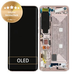 Xiaomi Mi 10 Pro - Écran LCD + Écran Tactile + Cadre (Blanc Alpin) - 56000500J100 Genuine Service Pack