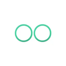 Apple iPhone 11, 12, 12 Mini - Cadre d'objectif de caméra arrière (Vert) - 2pcs