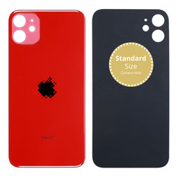 Apple iPhone 11 - Verre du boîtier arrière (Rouge)