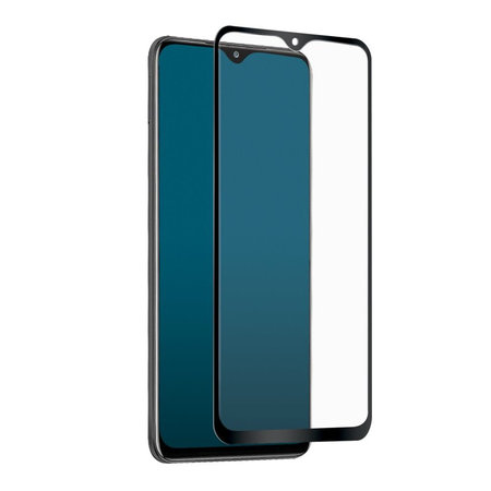 SBS - Couverture complète en verre trempé pour Xiaomi Poco M3, Redmi 9T, noir