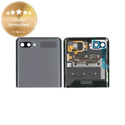 Samsung Galaxy Z Flip 5G F707B - Écran LCD + Écran Tactile + Cadre (Externe) (Gris Mystique) - GH96-13806A Genuine Service Pack