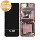 Samsung Galaxy Z Flip 5G F707B - Écran LCD + Écran Tactile + Cadre (Mystic Bronze) - GH82-23351B Genuine Service Pack