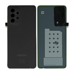 Samsung Galaxy A52 A525F, A526B - Cache batterie (noir génial) - GH82-25427A Genuine Service Pack