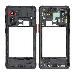 Samsung Galaxy Xcover 5 G525F - Cadre central (Noir) - GH98-46354A Genuine Service Pack