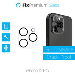 FixPremium Glass - Protecteur d'objectif de caméra arrière pour iPhone 12 Pro