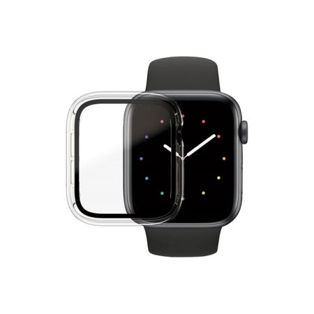 PanzerGlass - Verre trempé Full Body AB pour Apple Watch 4, 5, 6, SE (1ère génération) et SE (2ème génération) 44 mm, transparent