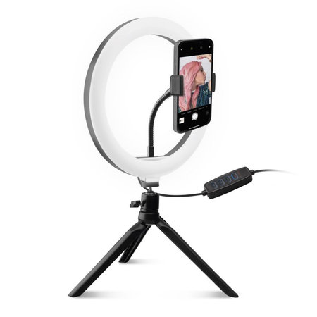 SBS - Lumière ronde 8", support, déclencheur sans fil