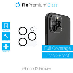 FixPremium Glass - Protecteur d'objectif de caméra arrière pour iPhone 12 Pro Max