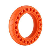 Xiaomi Mi Electric Scooter 1S, 2 M365, Essential, Pro, Pro 2 - Pneu sans chambre à air complet durable avec trous (Type 1) (Orange)