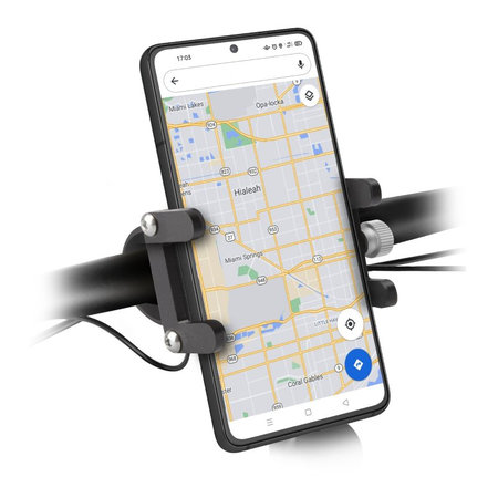 SBS - Support E-Go en aluminium pour scooter et vélo électrique, noir
