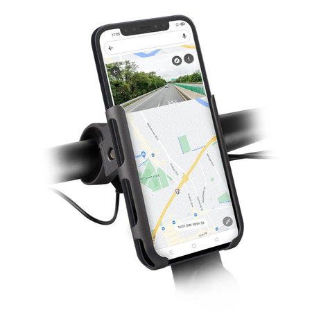 SBS - Support PRO E-Go en aluminium pour scooter et vélo électrique, noir