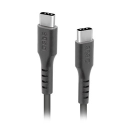 SBS - Câble USB-C / USB-C (2m), noir