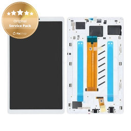 Samsung Galaxy Tab A7 Lite LTE T225 - Écran LCD + Ecran Tactile + Cadre (Argent) - GH81-20633A Genuine Service Pack