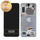 Samsung Galaxy S21 Plus G996B - Écran LCD + Écran tactile + Cadre (Phantom Silver) - GH82-24554C, GH82-24553C Genuine Service Pack