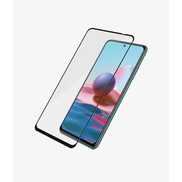 PanzerGlass - Compatible avec les coques en verre trempé pour Xiaomi Redmi Note 10, 10S, noir