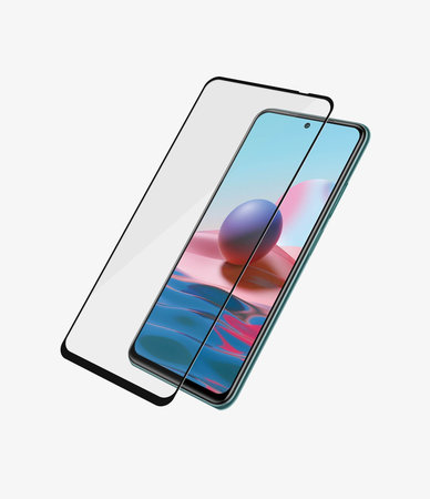 PanzerGlass - Compatible avec les coques en verre trempé pour Xiaomi Redmi Note 10, 10S, noir