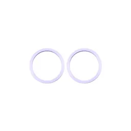 Apple iPhone 11, 12, 12 Mini - Cadre d'objectif de caméra arrière (Violet) - 2pcs