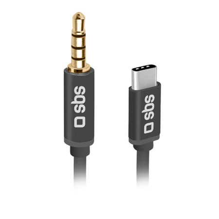 SBS - Adaptateur USB-C / Jack 3,5 mm, noir