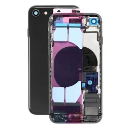 Apple iPhone SE (2e génération 2020) - Petites pièces du boîtier arrière (noir)