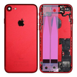 Apple iPhone 7 - Petites pièces du boîtier arrière (rouge)