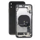 Apple iPhone XR - Petites pièces du boîtier arrière (noir)