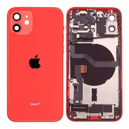 Apple iPhone 12 - Petites pièces du boîtier arrière (rouge)