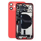 Apple iPhone 12 Mini - Petites pièces du boîtier arrière (rouge)