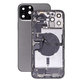 Apple iPhone 12 Pro Max - Petites pièces du boîtier arrière (graphite)