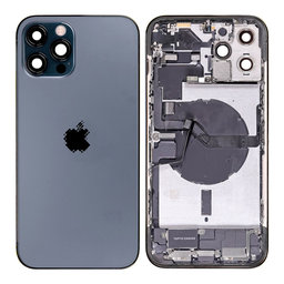 Apple iPhone 12 Pro Max - Petites pièces du boîtier arrière (bleu)