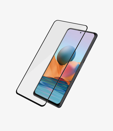 PanzerGlass - Compatible avec les coques en verre trempé pour Xiaomi Redmi Note 10 Pro, 10 Pro Max, Mi 11i, Poco F3, noir