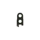 Samsung Galaxy Z Flip 3 F711B - Cadre d'objectif de caméra arrière (noir fantôme) - GH98-46759A Genuine Service Pack