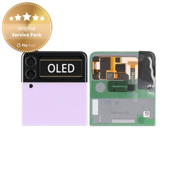 Samsung Galaxy Z Flip 3 F711B - Écran LCD + Écran Tactile + Cadre (Externe) (Lavande) - GH97-26773D Genuine Service Pack