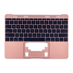 Apple MacBook 12" Retina A1534 (Début 2015 - Mi 2017) - Cadre de clavier supérieur + clavier US (Or rose)
