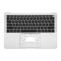 Apple MacBook Air 13" A1932 (2018 - 2019) - Cadre clavier supérieur + clavier US (Argent)