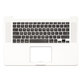 Apple MacBook Pro 15" Retina A1398 (Fin 2013 - Mi 2014) - Cadre clavier supérieur + clavier US