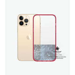 PanzerGlass - Coque ClearCaseColor AB pour iPhone 13 Pro Max, fraise