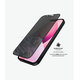 PanzerGlass - Coque en verre trempé Friendly Privacy AB pour iPhone 13 mini, noir