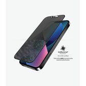 PanzerGlass - Coque en verre trempé Friendly Privacy AB pour iPhone 13, 13 Pro, 14 et 16e, noir