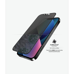 PanzerGlass - Coque en verre trempé Friendly Privacy AB pour iPhone 13, 13 Pro et 14, noir